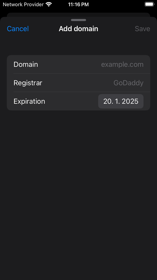#3. Domian - Domain Management (iOS) 来自: Radek Hubner