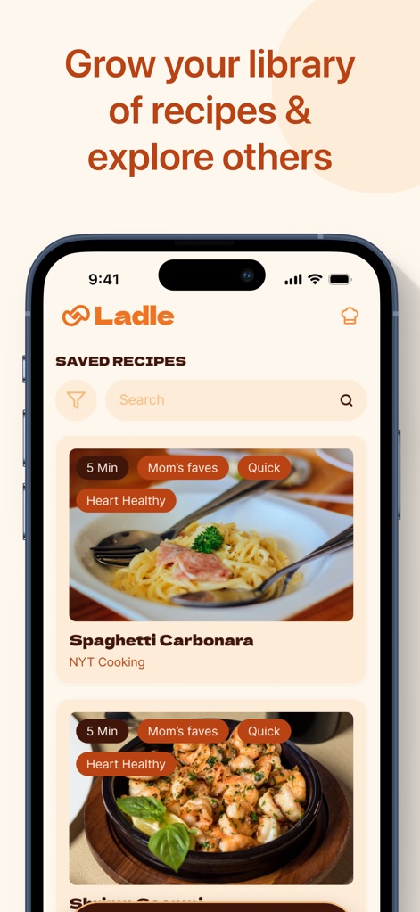 Ladle - Recipes and Cooking - Food & Drink App | MWM