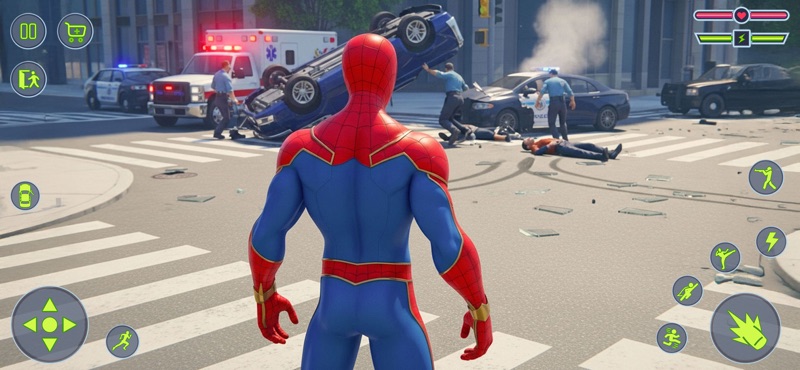 Jogo Fly Grand Superhero City screenshot 5