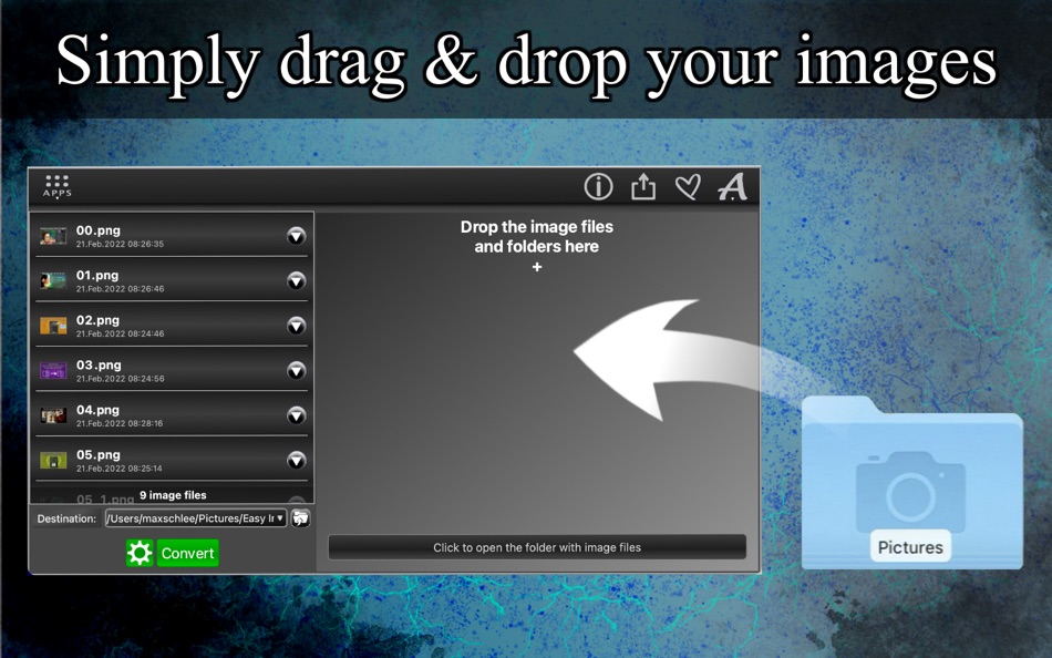 #2. Easy Image Converter (macOS) بواسطة: Max Schlee