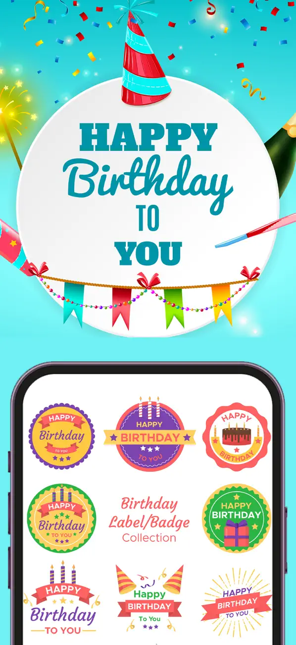 #2. Animated Birthday Card Wishes (iOS) By: Sahil Verma