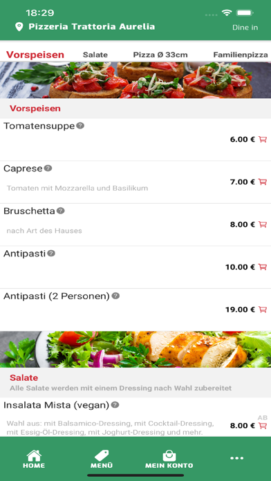 Pizzeria Trattoria Aurelia Screenshot