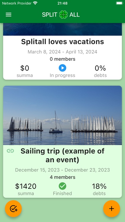 SplitAll－Group expense tracker