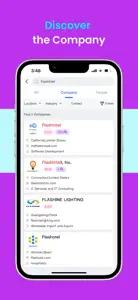 FlashInfo - Company & People screenshot #3 for iPhone