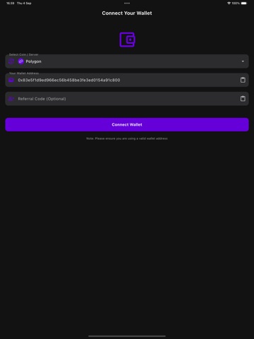 QM POOL – Quadra Mining Pool iPad screenshot
