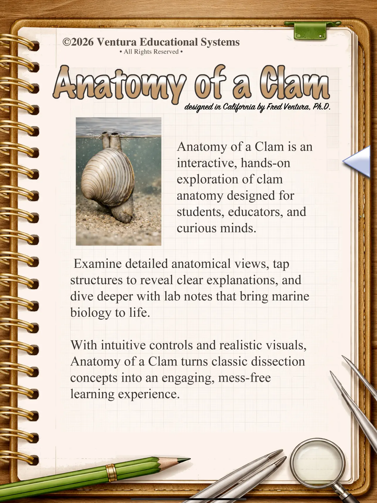 Screenshot #5 pour Anatomy of a Clam