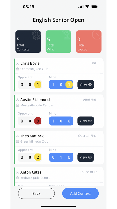 Judo Log Screenshot