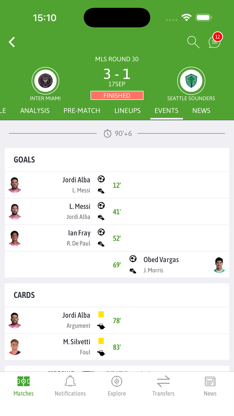 BeSoccer Plus screenshot 3