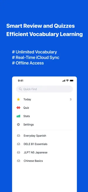 VocaBox - Vocabulary screenshot 1