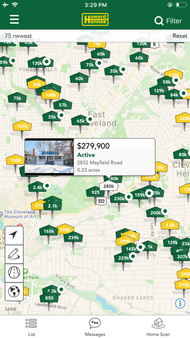 Howard Hanna Real Estate Screenshot