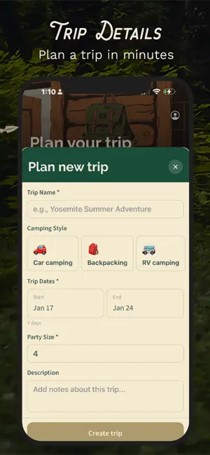 Complete Camping App screenshot 3