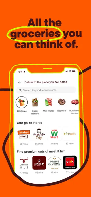 talabat: Food, grocery & more iPhone screenshot 3