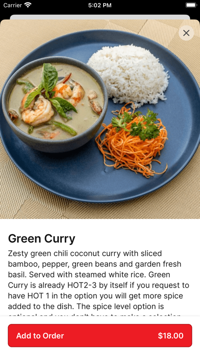 Siam Thai Restaurant app screenshot 3