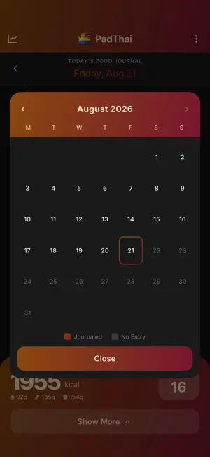PadThai: Food Journal screenshot 4