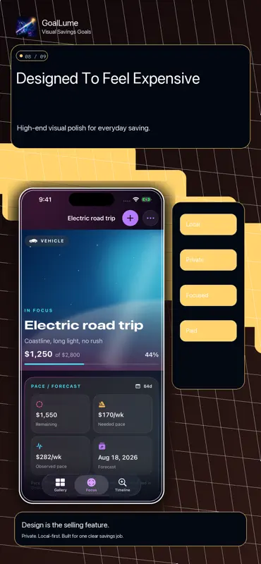 GoalLume: Savings Goal Tracker screenshot 8 of 10