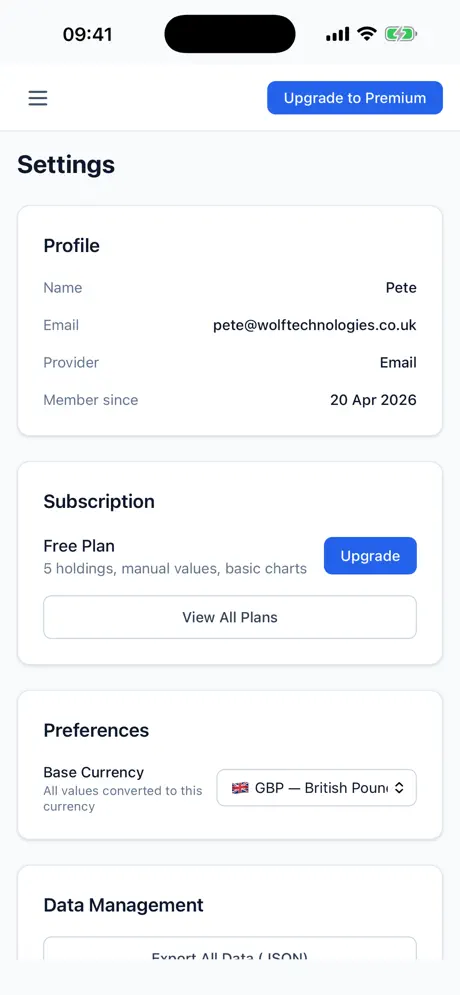 Wealth Tracker - Net Worth screenshot 2