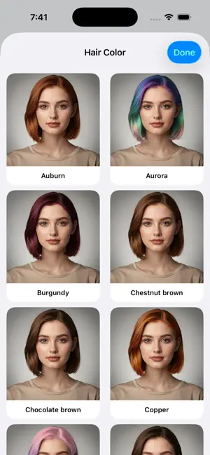 AI Hairstyle Try On Filter App screenshot 2
