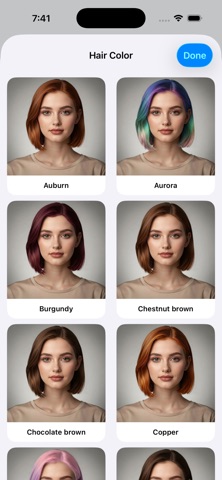 AI Hairstyle Try On Filter App Screenshot 2 of 4