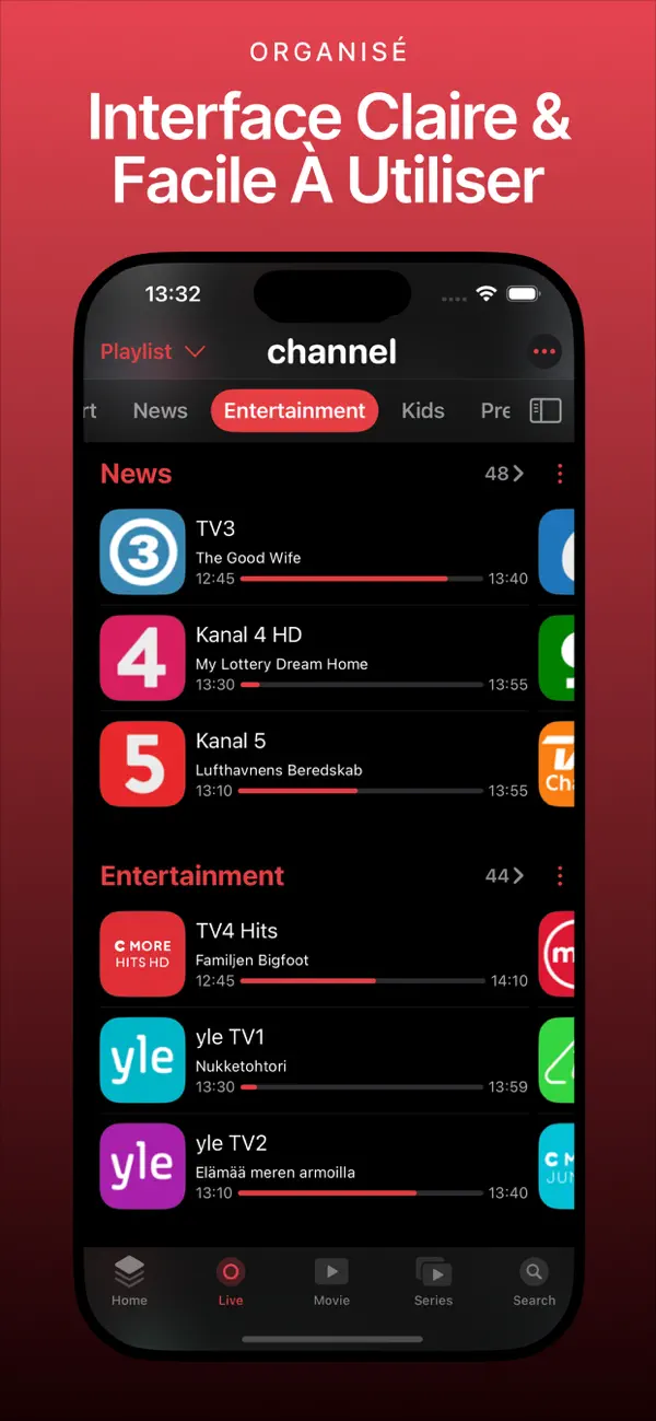 Screenshot #3 pour IPTV Ultra