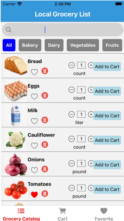 Local Grocery List screenshot-4