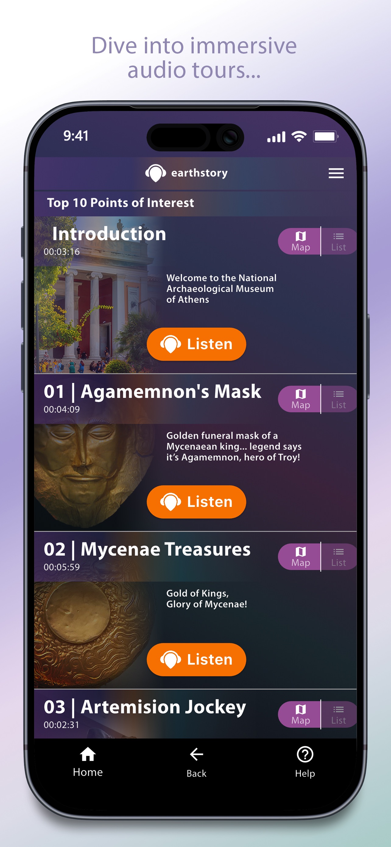 Screenshot 2 of Earthstory Audio Tours