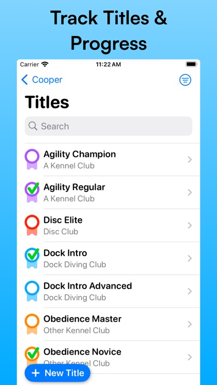 Ruff Title - Dog Title Tracker