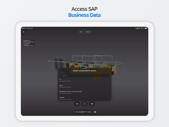 SAP Product Model Viewer iPad screenshot 4 - Business app