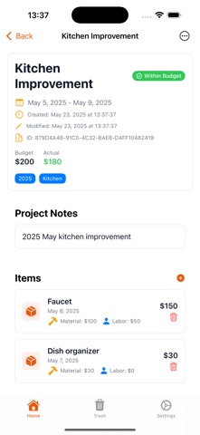 My Home Budget 家庭预算助手 screenshot