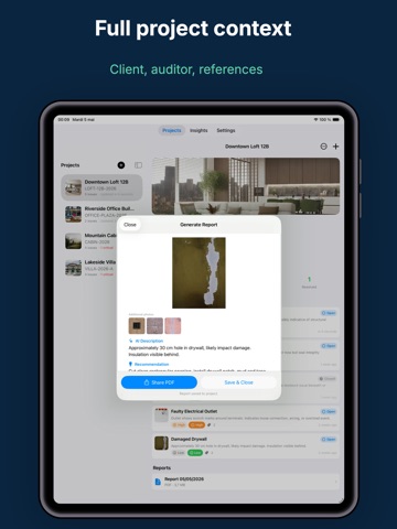 Punch List AI: Site Audit iPad screenshot