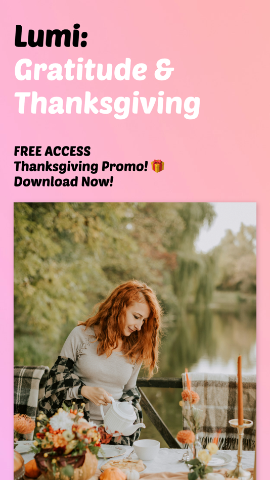 #1. Lumi: Gratitude & Thanksgiving (iOS) 由: Lucas Iankowski Correa da Silva