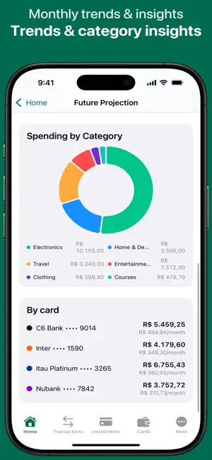MeuGrana: Parcelas & Finanças screenshot 4
