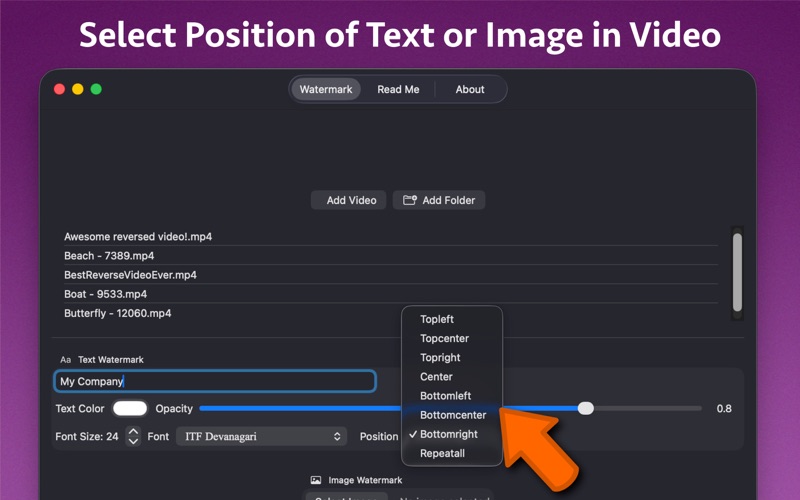 Video Watermark Creator screenshot 5