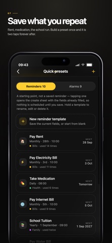 Engramr - Reminders & Alarms Screenshot 7 of 10