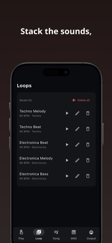 Hexapad - Beat Maker iPhone screenshot