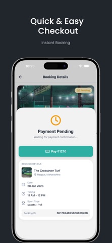 Kixar - Turf Booking screenshot