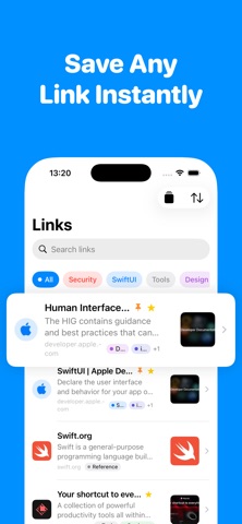 Link Saver - Quick & Easy Save Screenshot 1 of 7