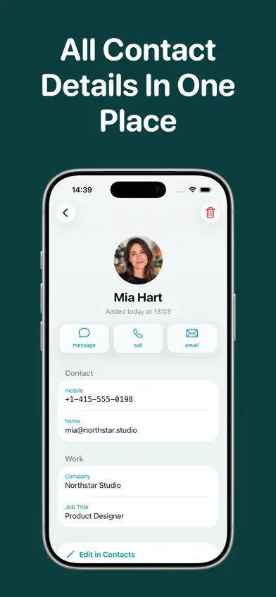 Recent Contacts Timeline screenshot 5