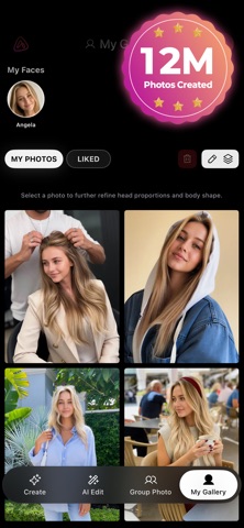 Artisse - Realistic AI Photos iPhone screenshot