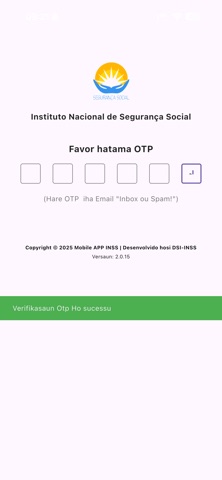 INSS-TL App Mobile screenshot