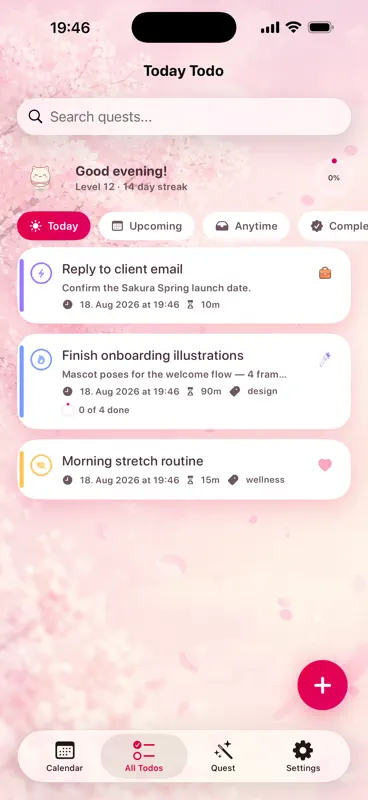 My Today Todo : Planificateur screenshot 2 of 5