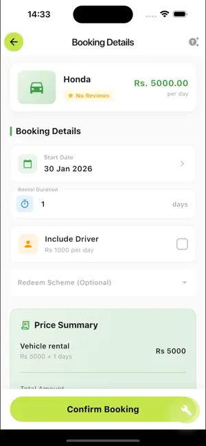 GetGo-Car Booking Platform screenshot 1