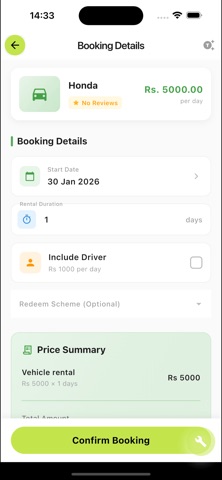 GetGo-Car Booking Platform Screenshot 1 of 5