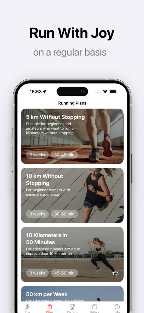 Run Joy: Running Tracker screenshot 1