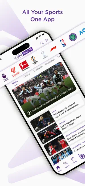 beIN SPORTS iPhone screenshot 1