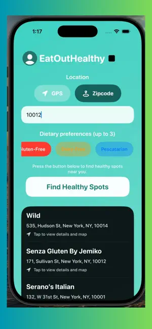 EatOutHealthy screenshot 4