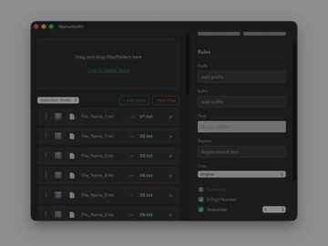 NameSmith のスクリーンショット
