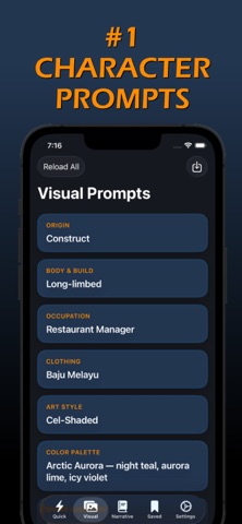 CharacterSpark screenshot