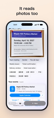 Calmatic: Text to Calendar screenshot 4