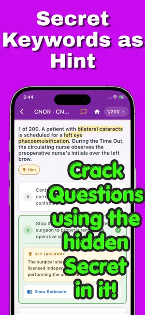 CNOR Exam Prep Practice Test screenshot 4