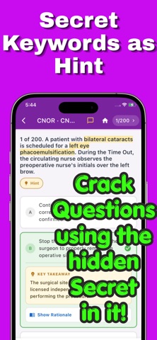 CNOR Exam Prep Practice Test Screenshot 4 of 9